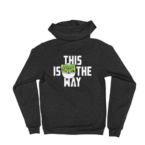This Is The Way (White Lettering) - Full Zip Hoodie Sweater