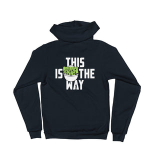 This Is The Way (White Lettering) - Full Zip Hoodie Sweater